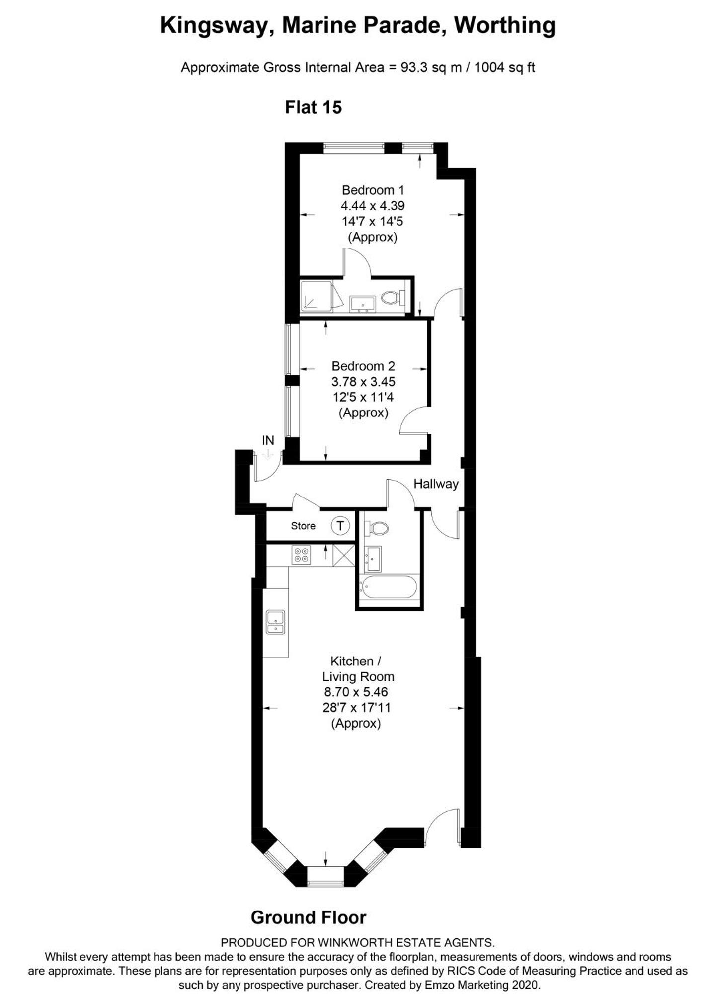 Stunning 2 Bed Apartment Sea Views And Parking Worthing Ngoại thất bức ảnh